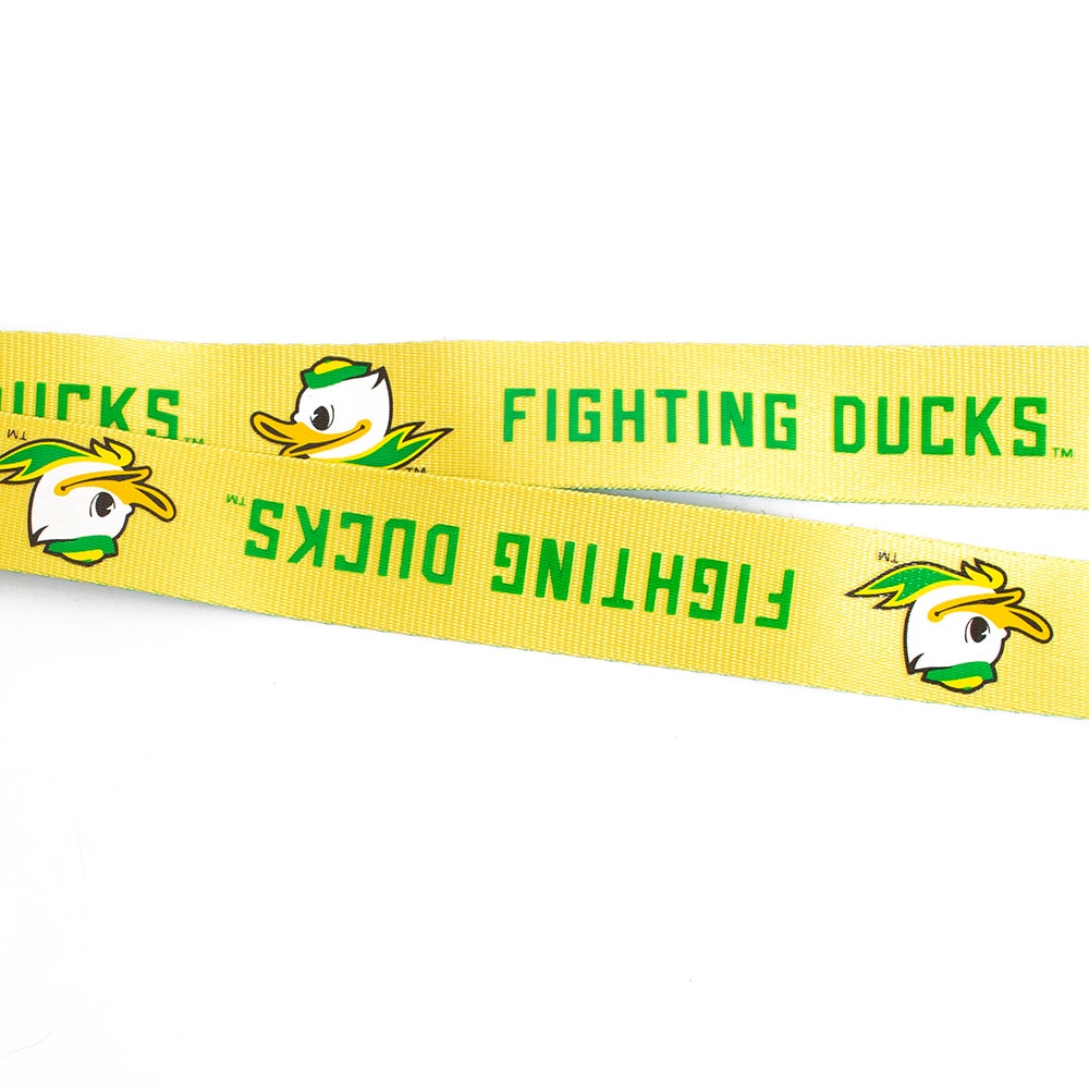 Fighting Duck, Green, Lanyard, Gifts, 1", Reversible, 139421